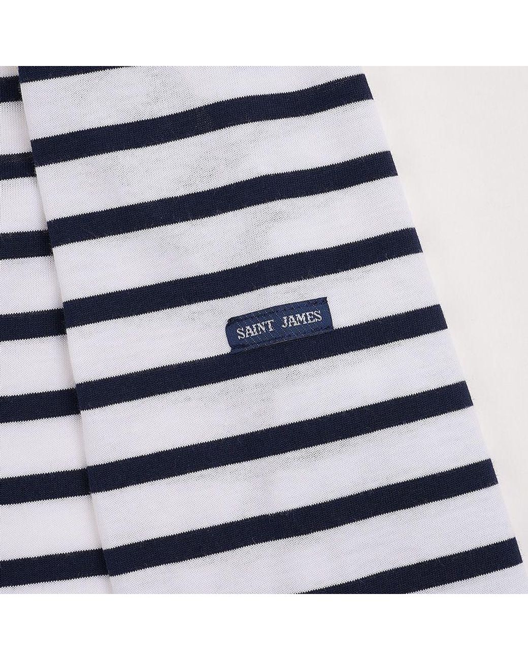 Saint James Blue Long-Sleeve T-Shirt
