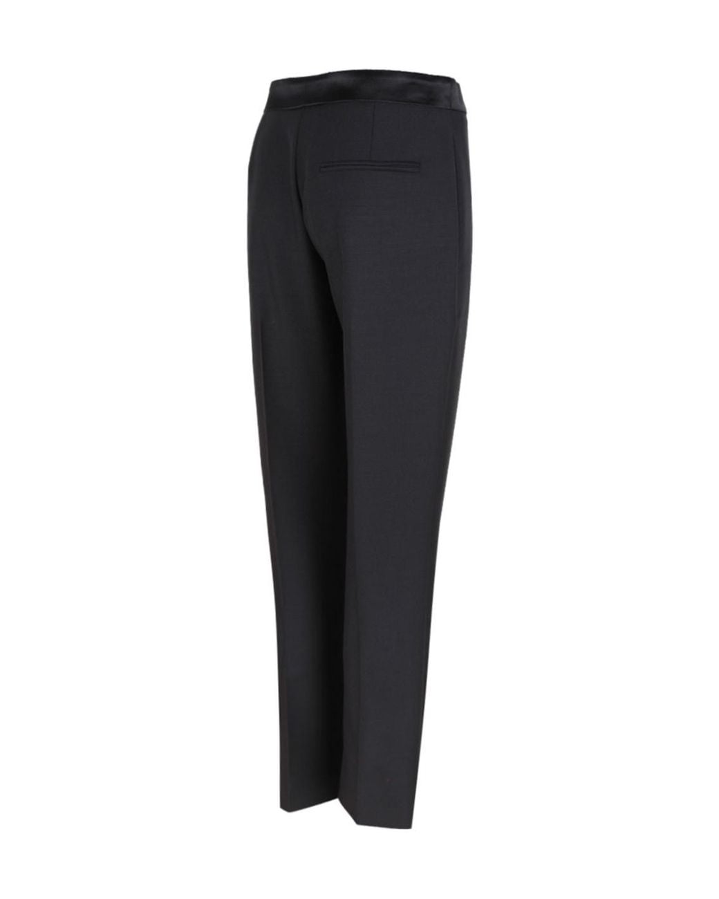 McQueen Blue Straight-Leg Tailored Trousers