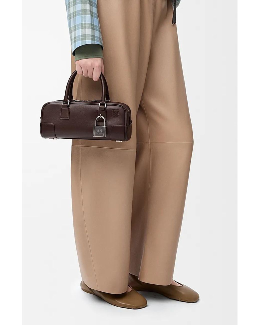 Loewe Brown Amazona 23 Leather Tote Bag