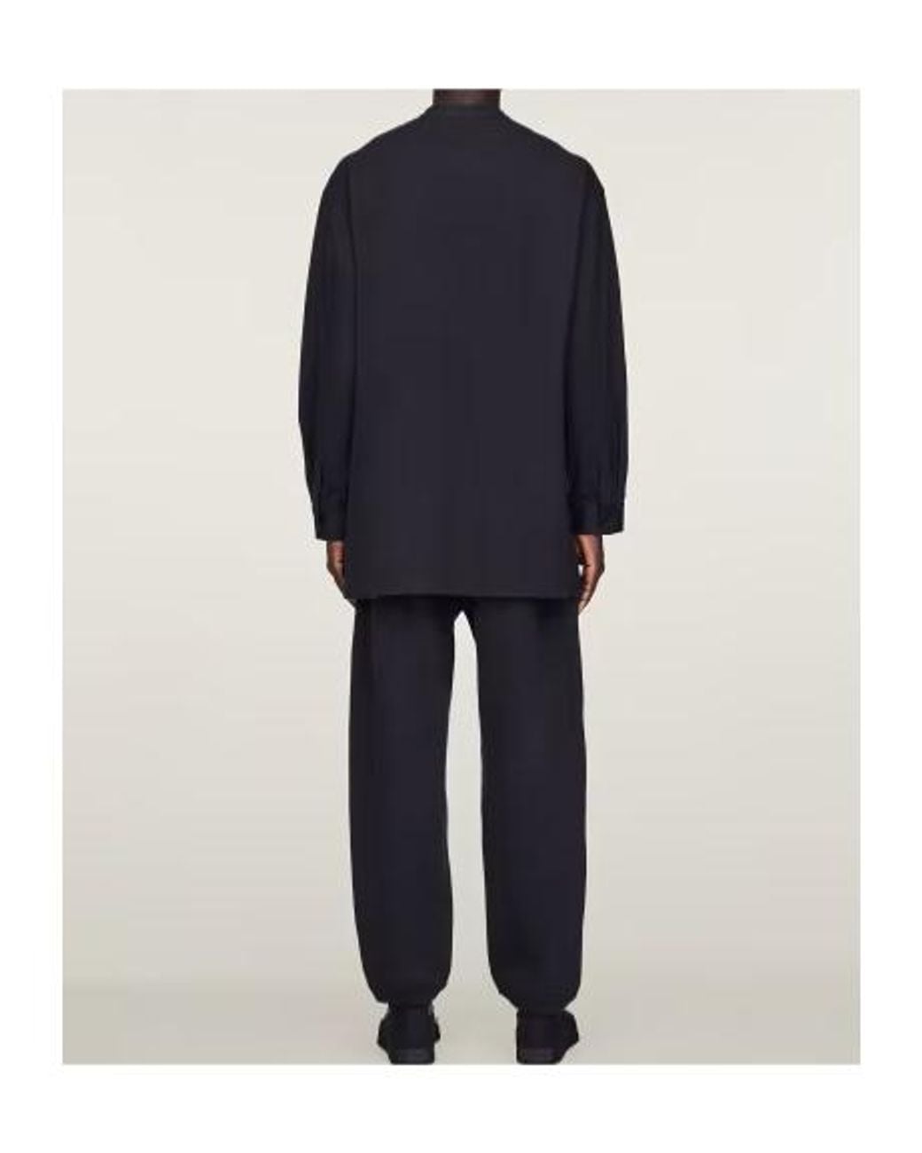 Y-3 Black Cuffed Track Pants for men
