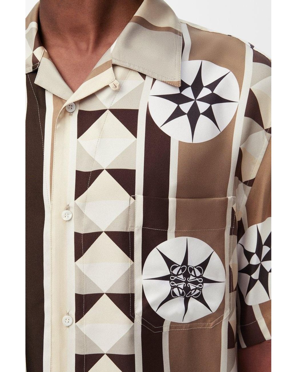 Loewe Metallic Short Sleeve Shirt for men