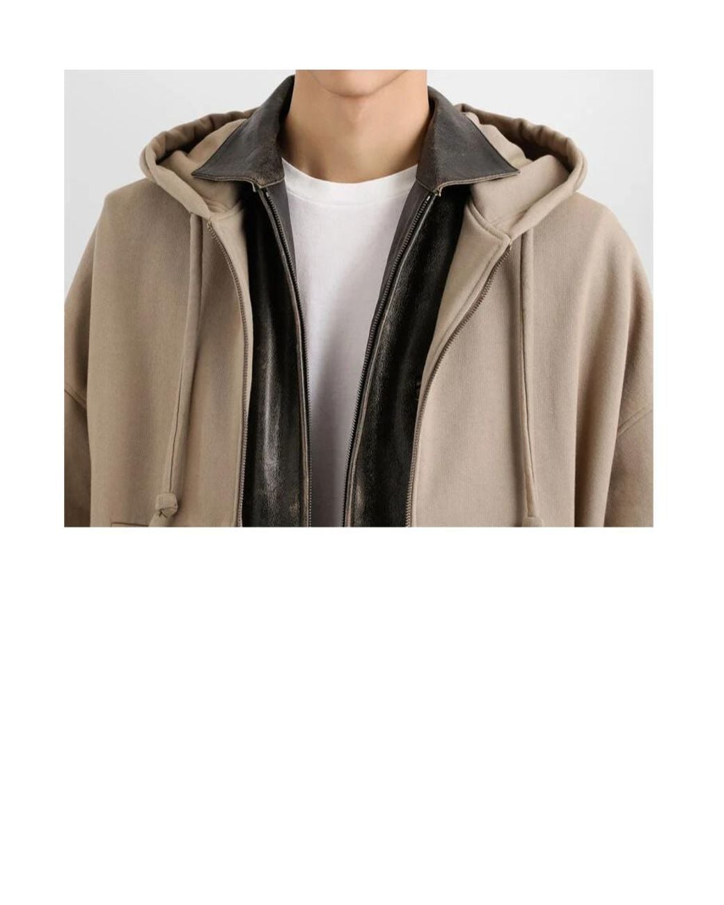 Dolce & Gabbana Natural Zip-Up Hoodie for men