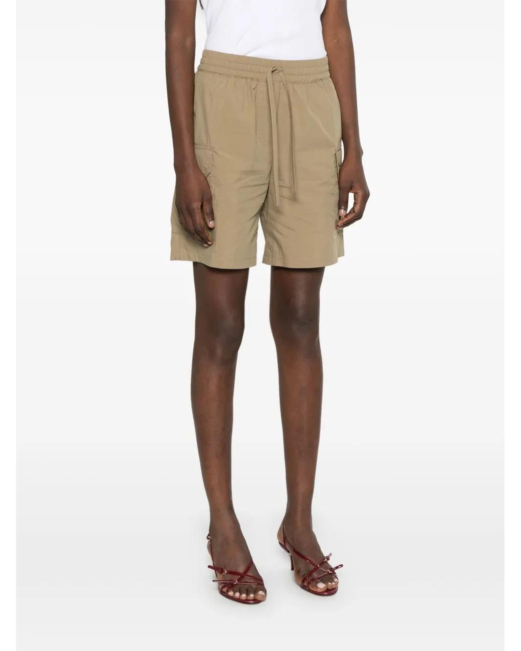 P.A.R.O.S.H. Natural Ninja Cargo Shorts