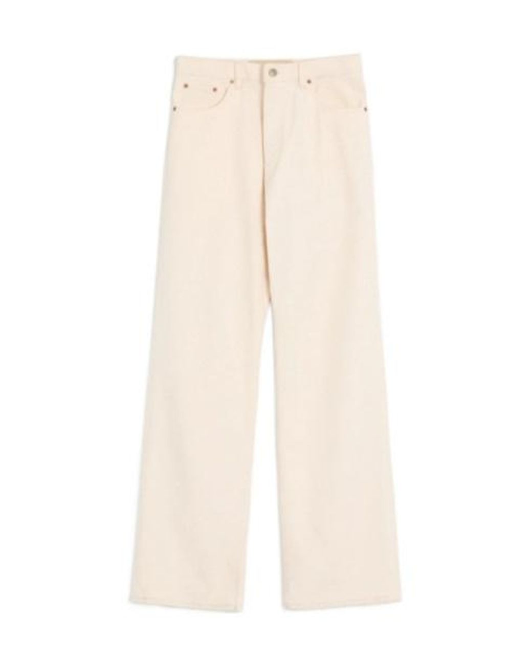 Valentino Natural Logo Plaque Straight Leg Jeans for men