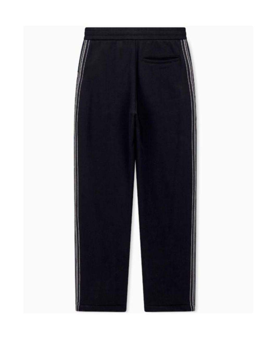 Emporio Armani Blue Elasticated Waistband Trousers for men