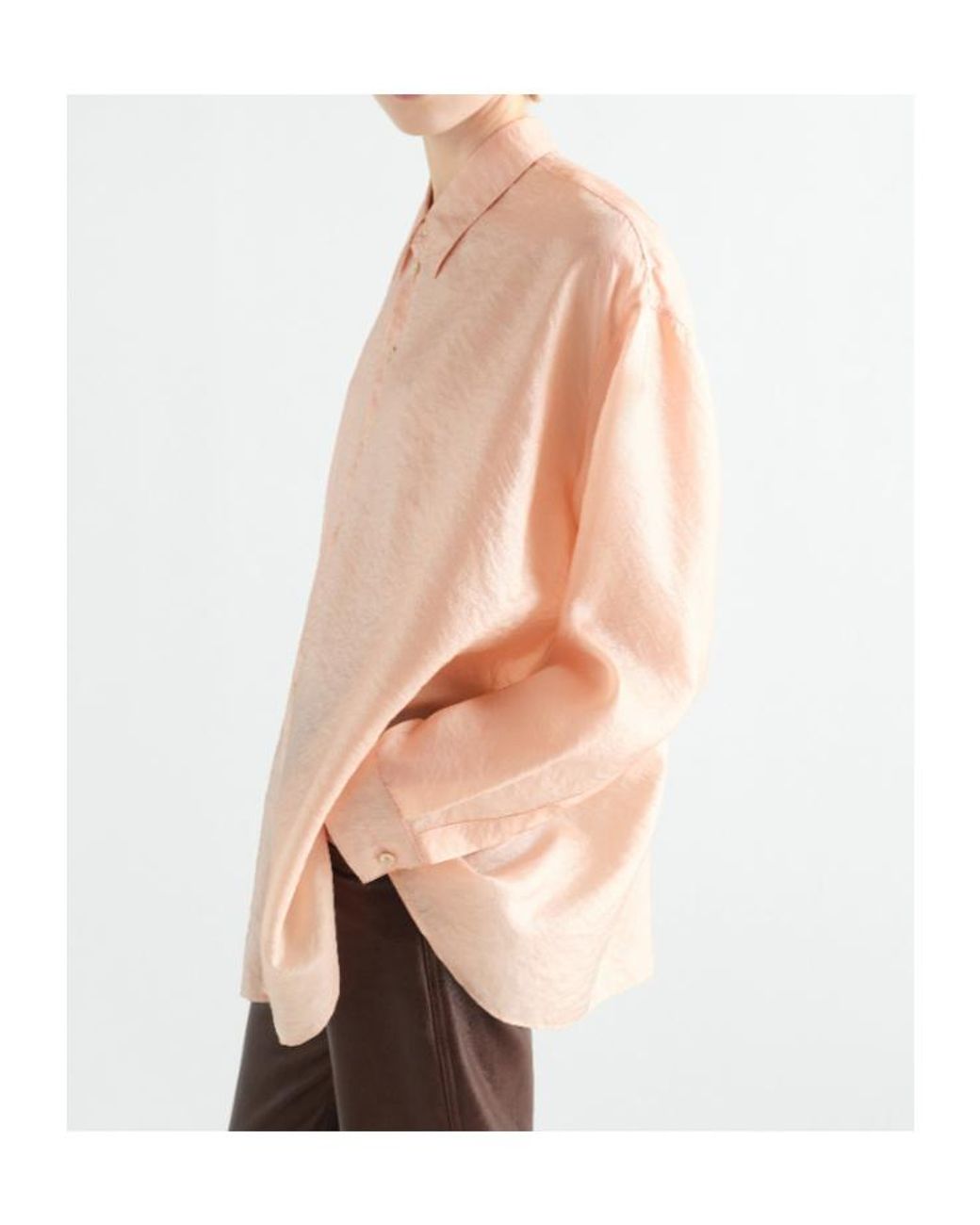 Lemaire Pink Drape Shirt