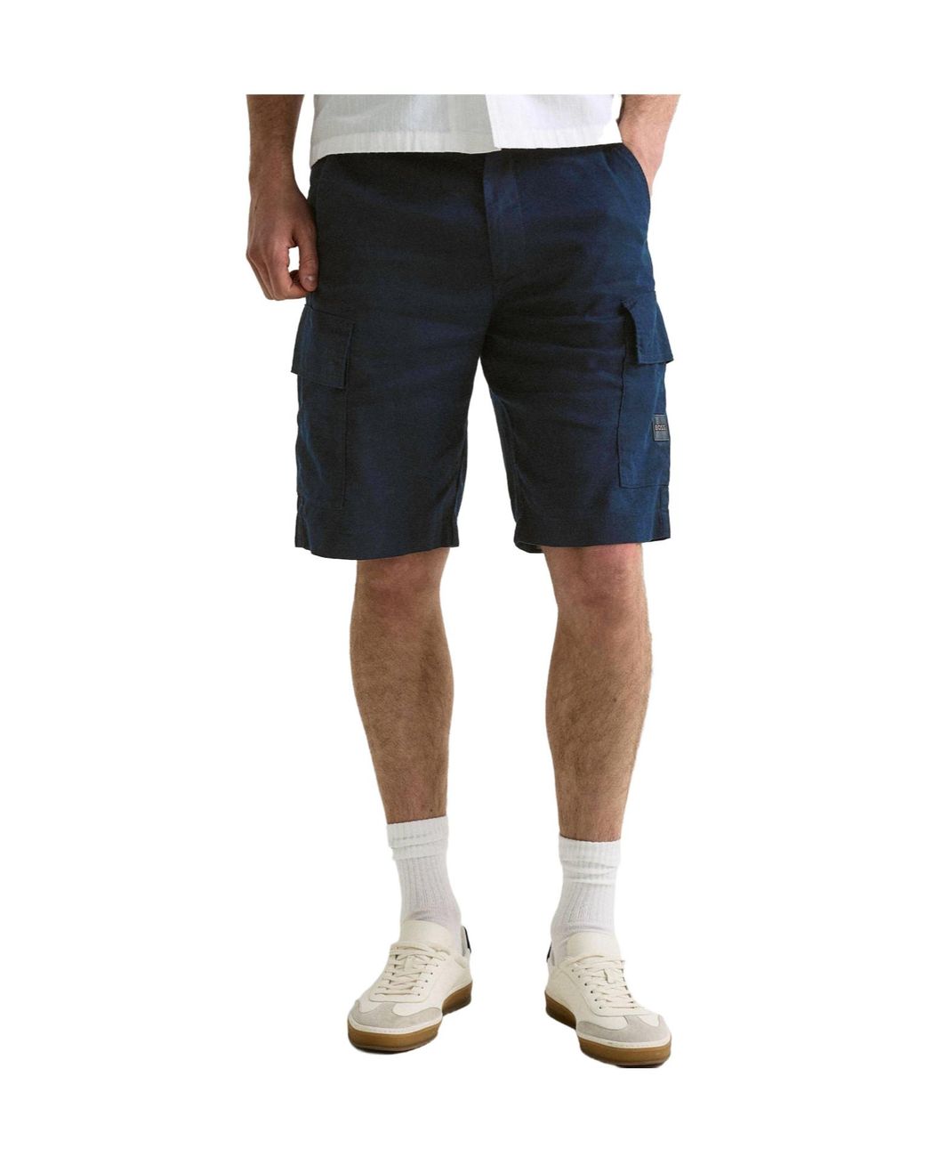 Boss Blue Casual Shorts for men