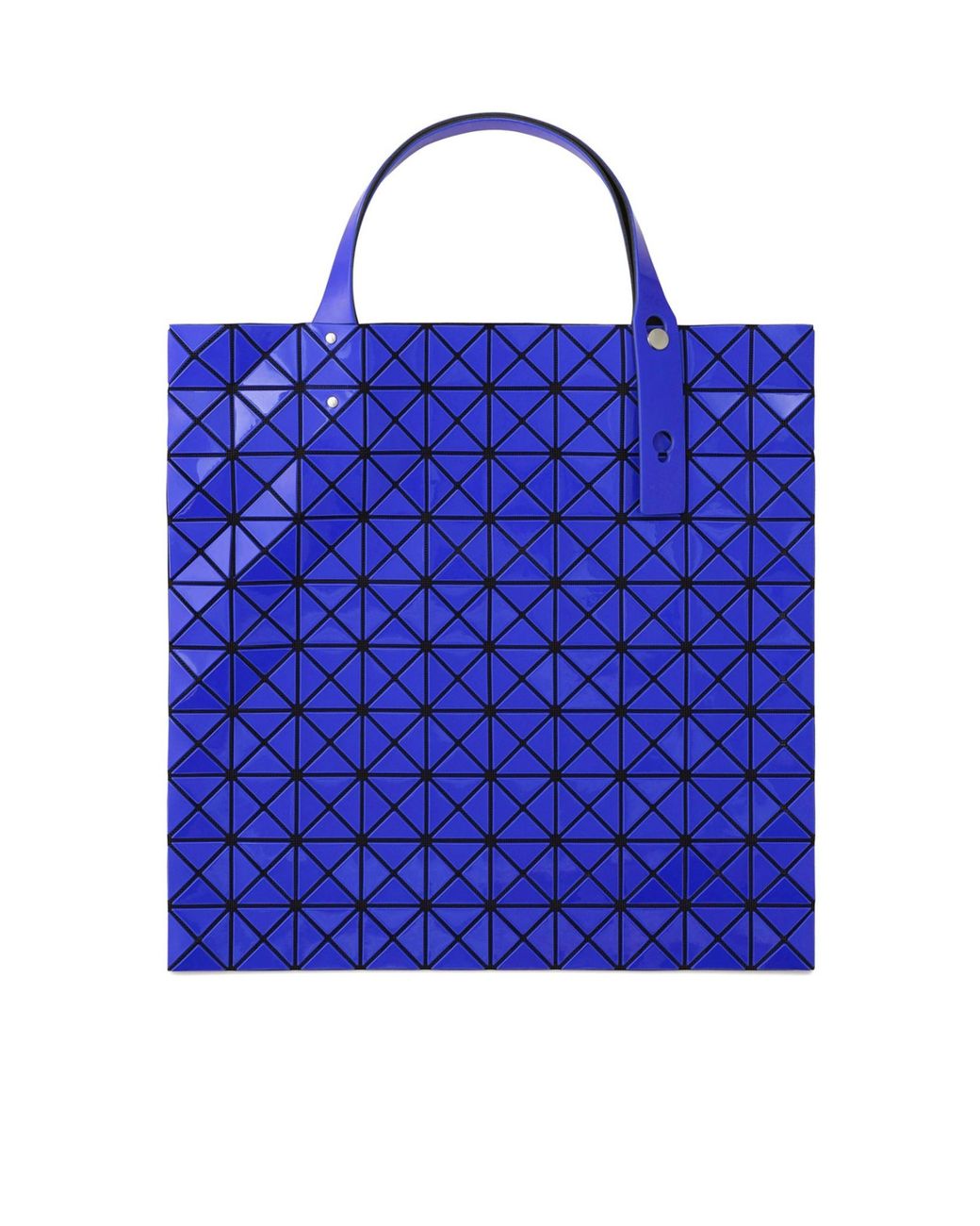 Issey Miyake Blue Prism Gloss Geometric-Panel Tote Bag