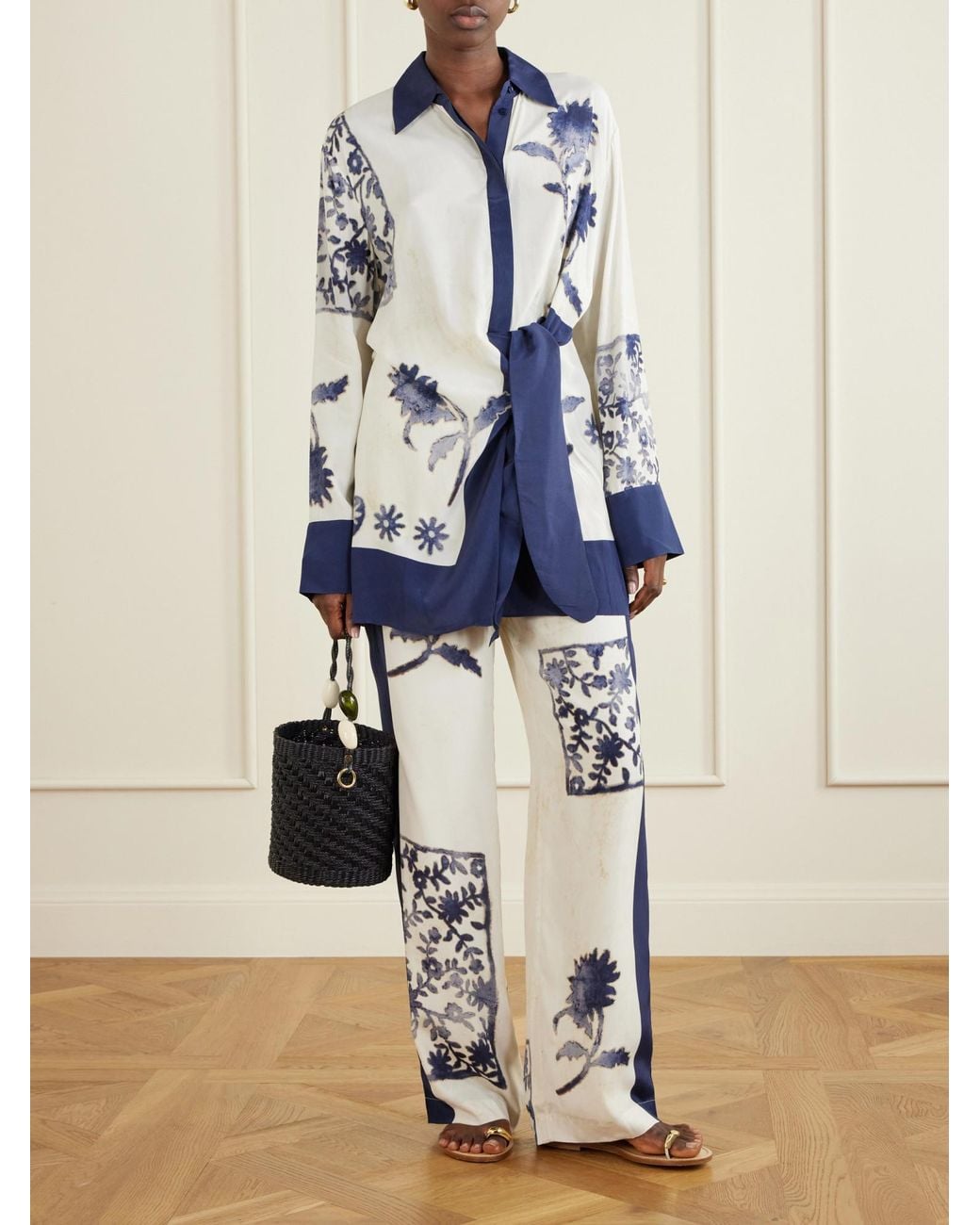Sir Blue Phillipa Printed Georgette Shirt