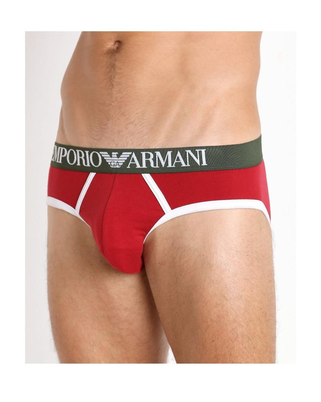Emporio Armani Pink Logo Underwear for men