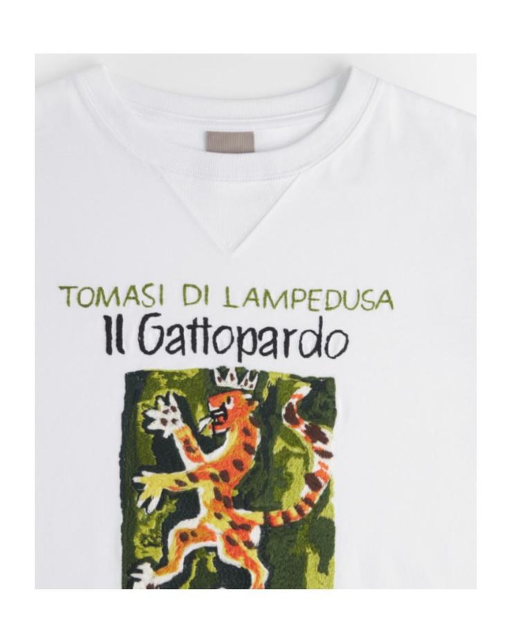 Dior White Graphic Printed Crewneck T-Shirt for men