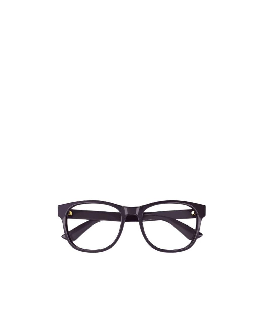 Gucci White Eyewear Square Frame Glasses for men