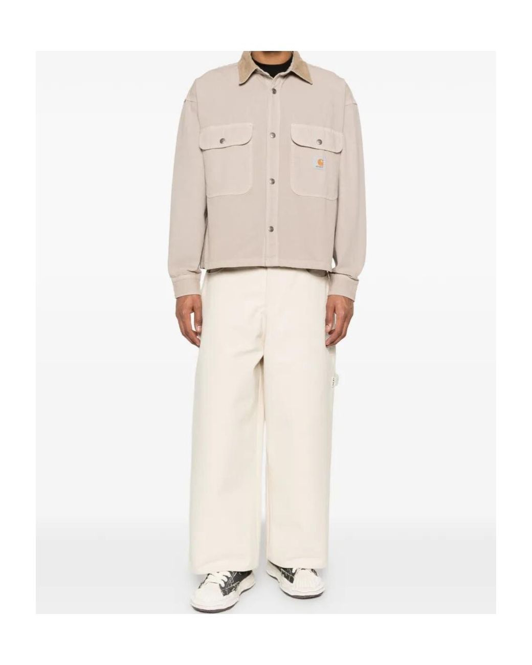 Carhartt Natural Prescott Canvas Shirt Jacket for men
