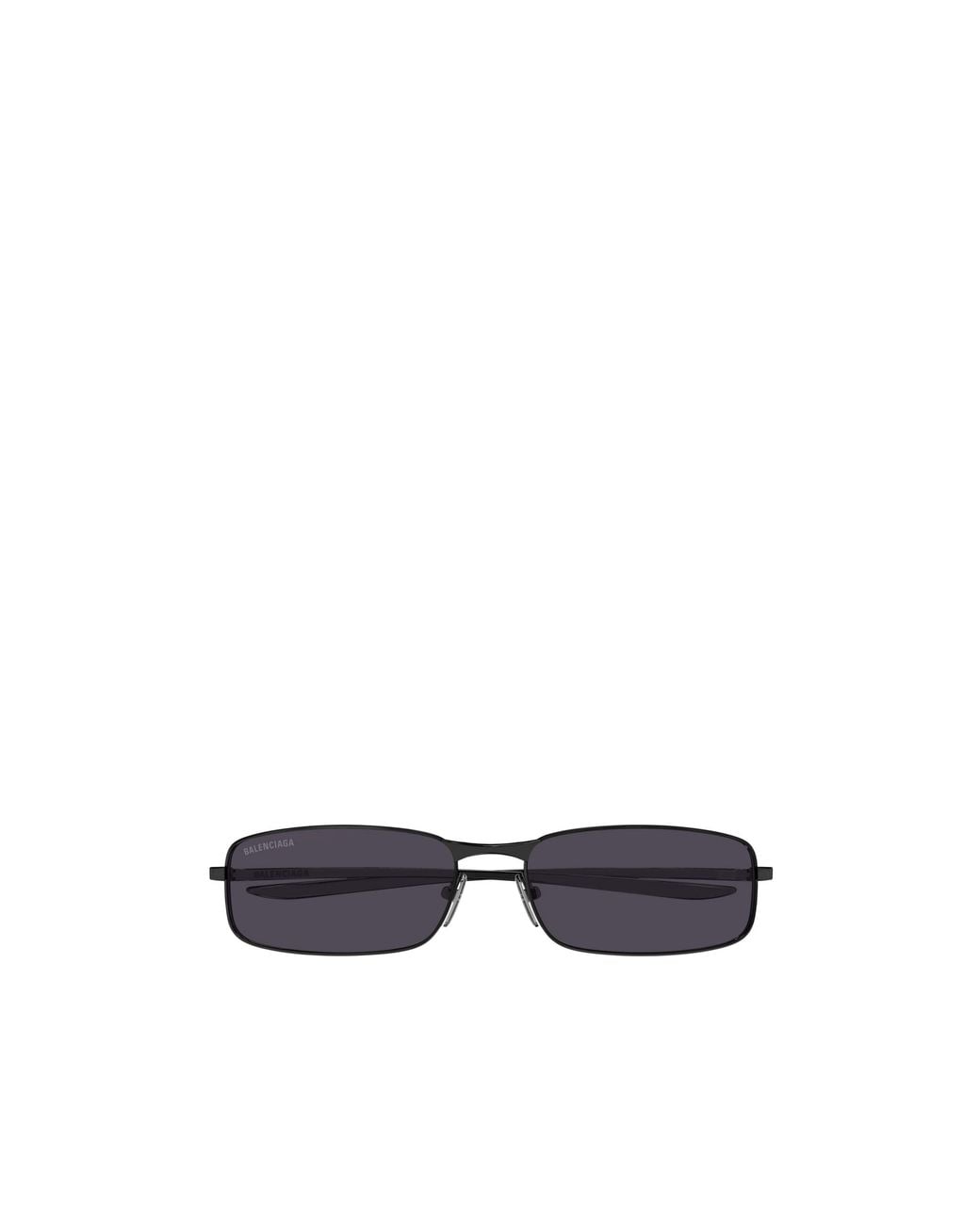 Balenciaga White Eyewear Rectangular Frame Sunglasses for men