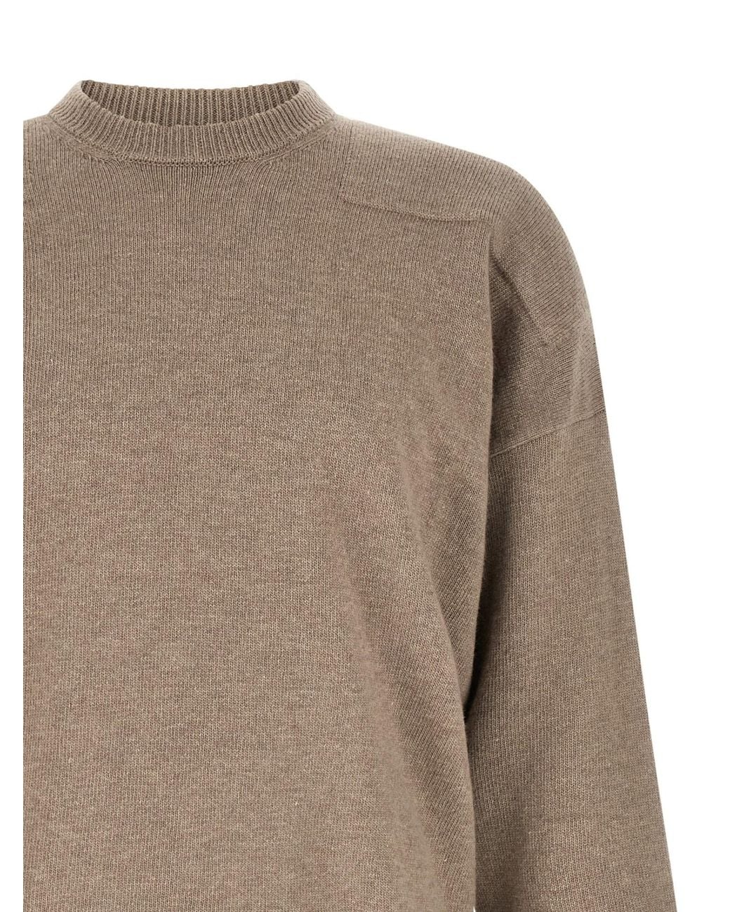 Jil Sander Brown Relaxed Knit Sweater for men