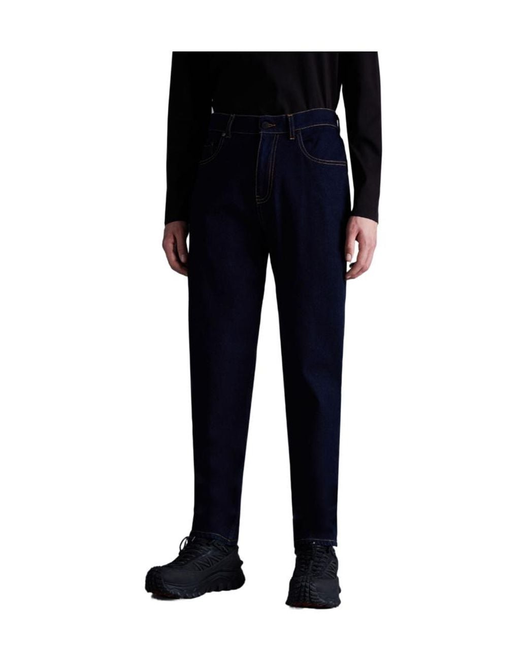 Moncler Blue Slim Fit Jeans for men