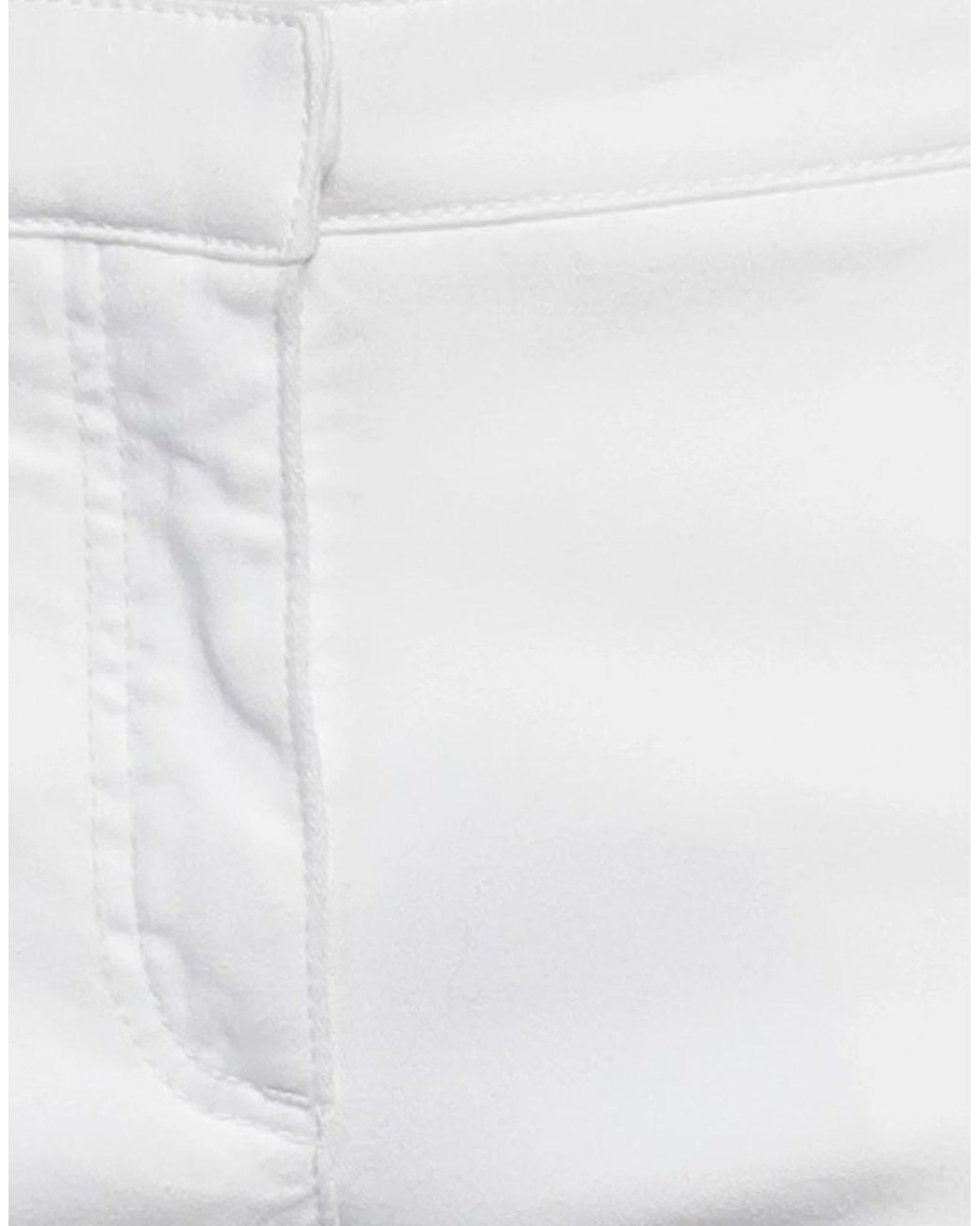 Dolce & Gabbana White Gabardine Casual Trouser