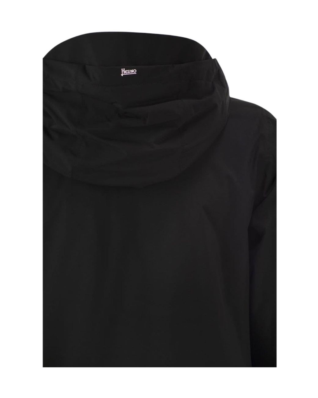 Herno Black Long-Sleeved Down Jacket