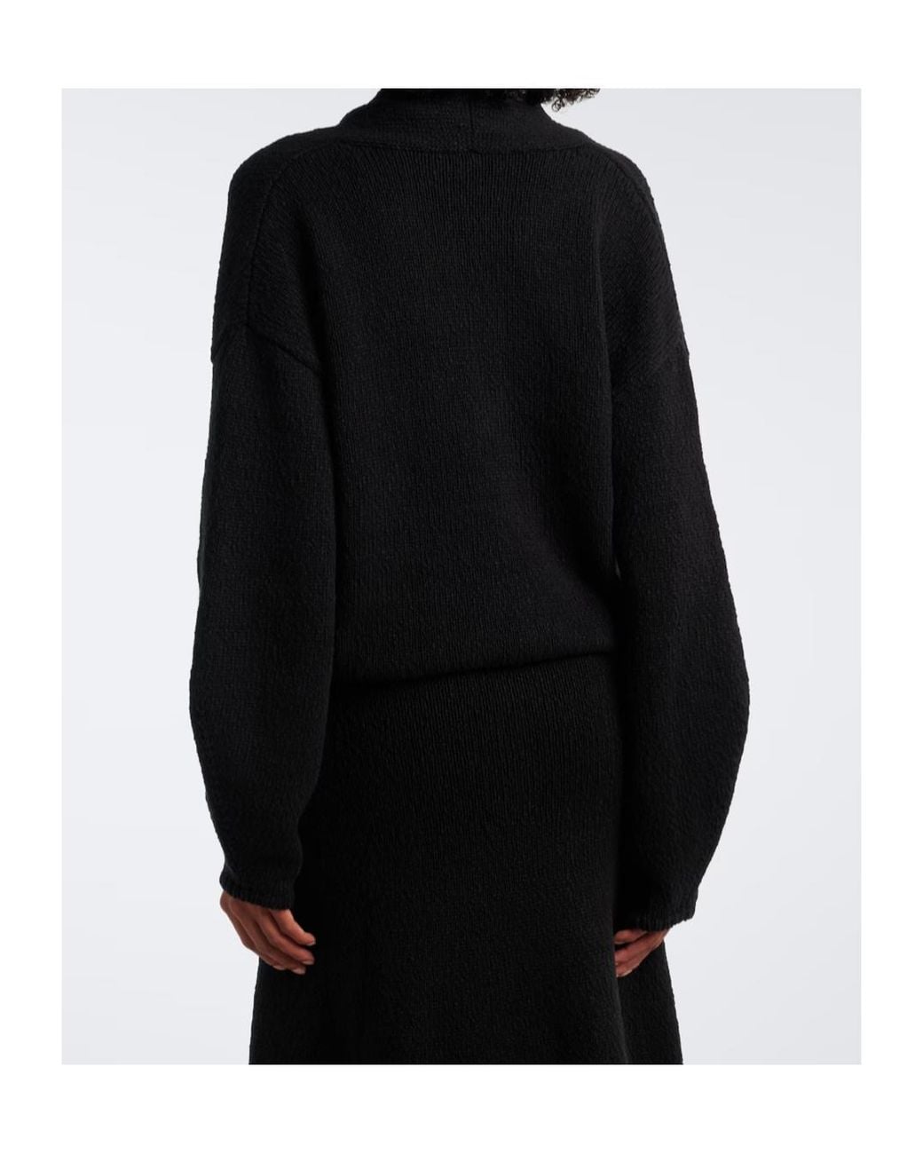 AYA MUSE Black Kena Wrap Cotton Top
