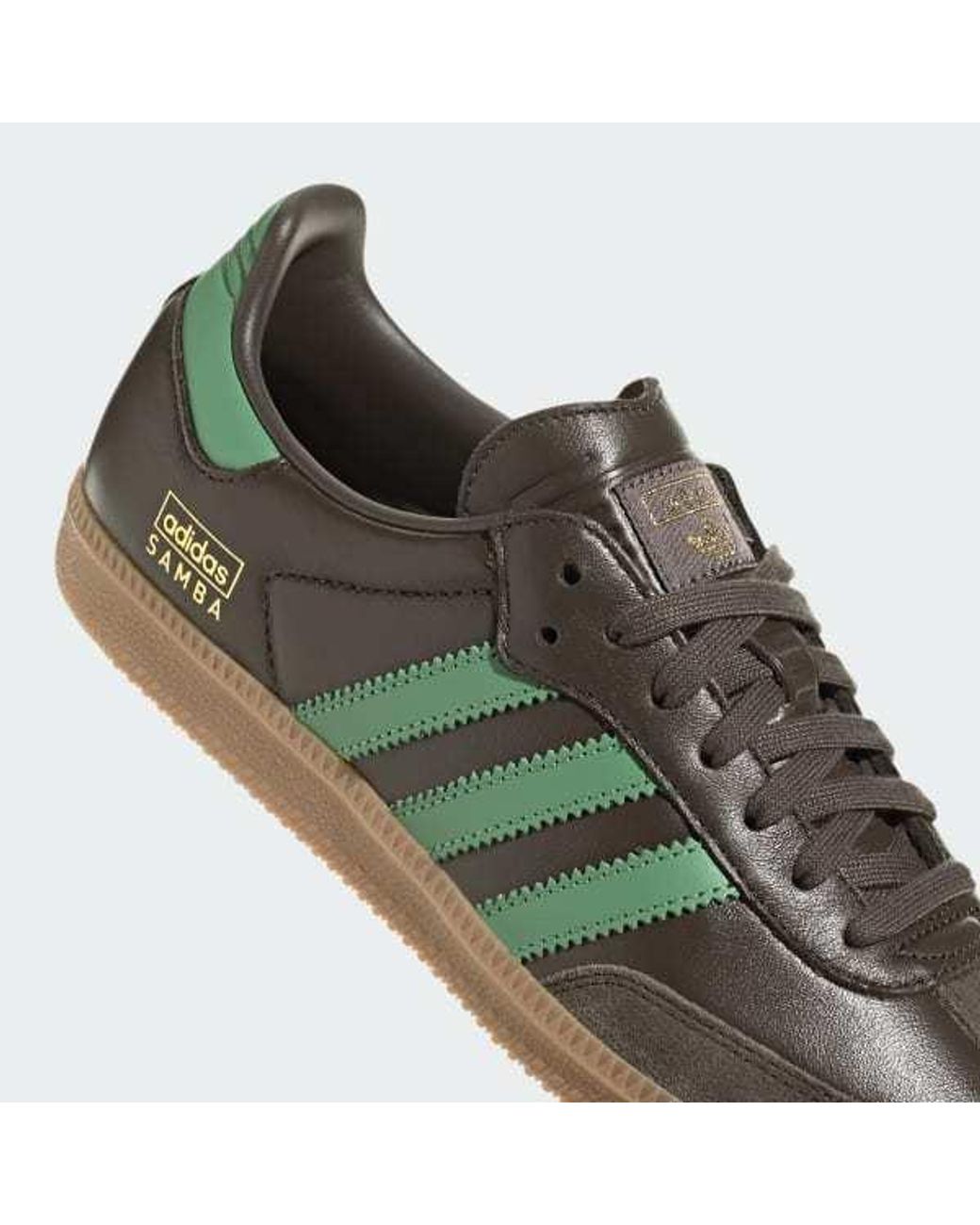 Adidas Green Originals Samba Og Lace-Up Sneakers for men