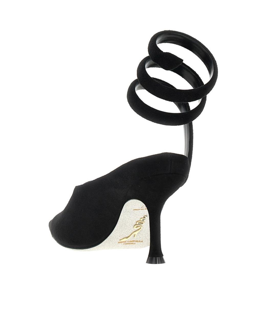 Rene Caovilla Black René Caovilla Grace Pointed Toe Mules