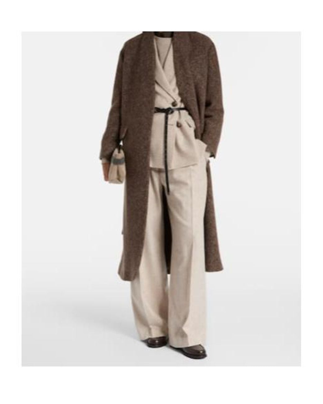 Brunello Cucinelli Natural Wool And Cashmere Blazer
