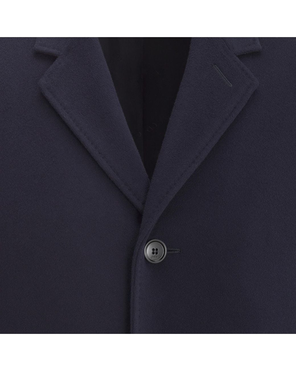 Dior Blue Classic Coat for men