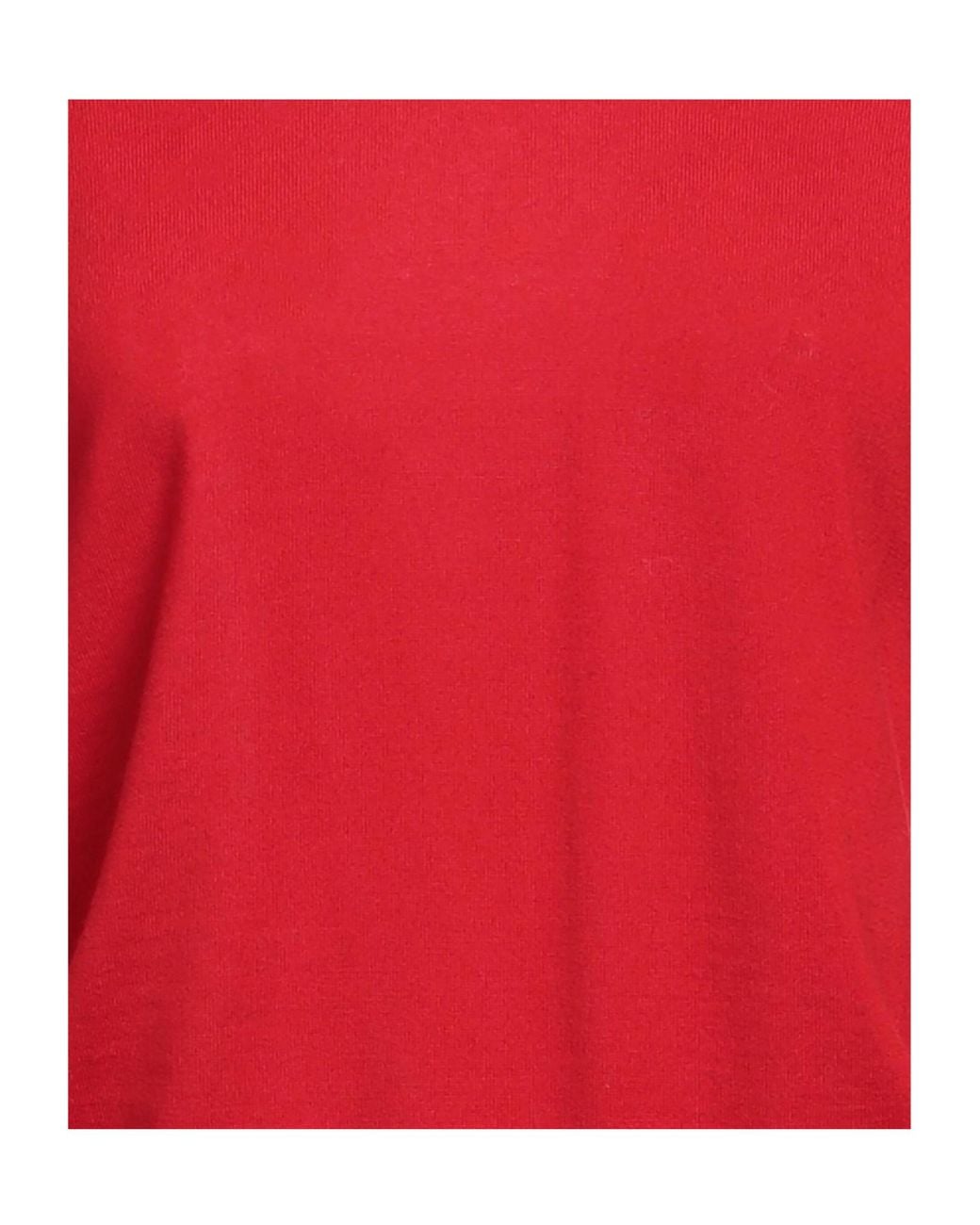 Tory Burch Red Lightweight Wool Knit Sweater