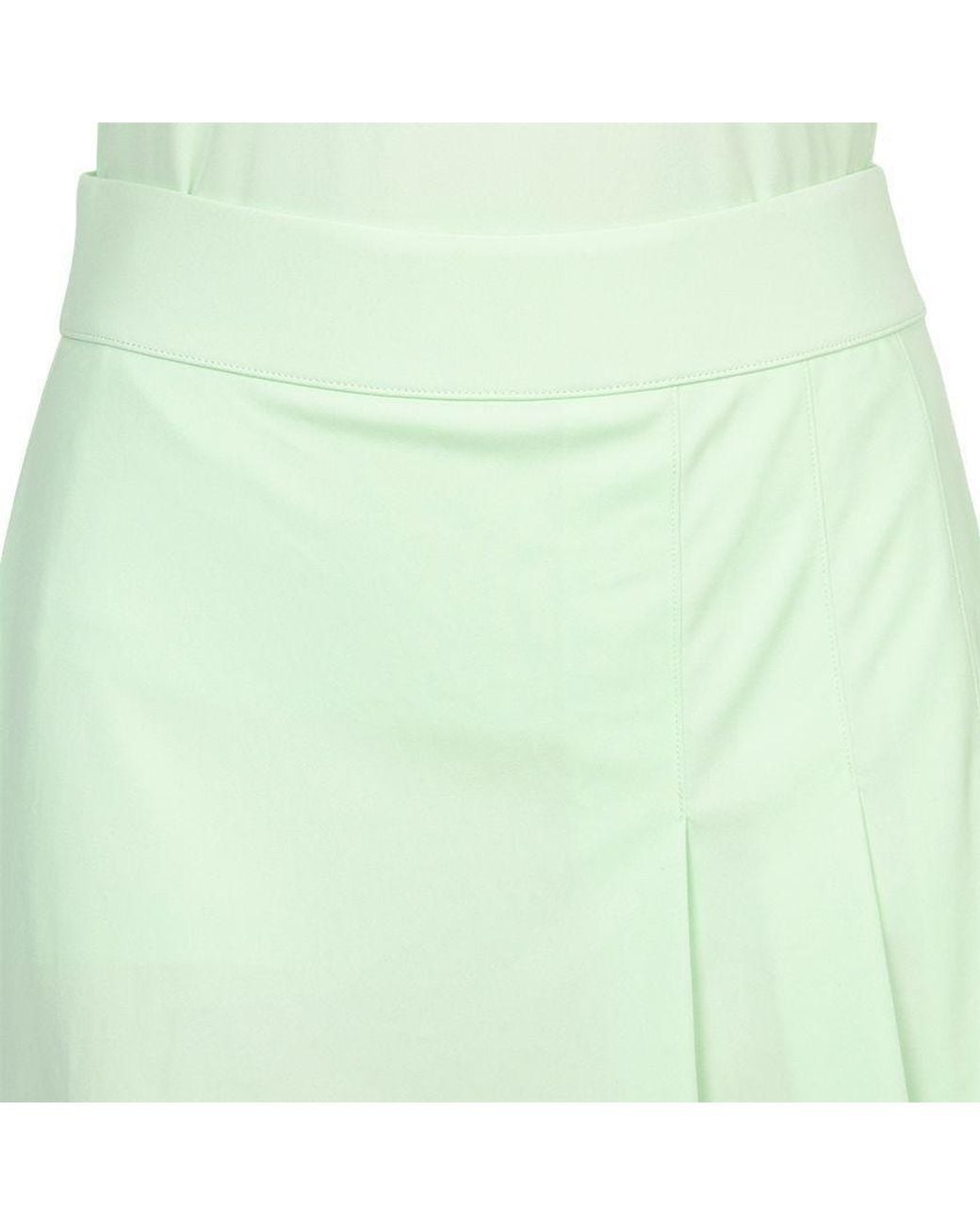 J.Lindeberg Green Pleated Midi Skirt