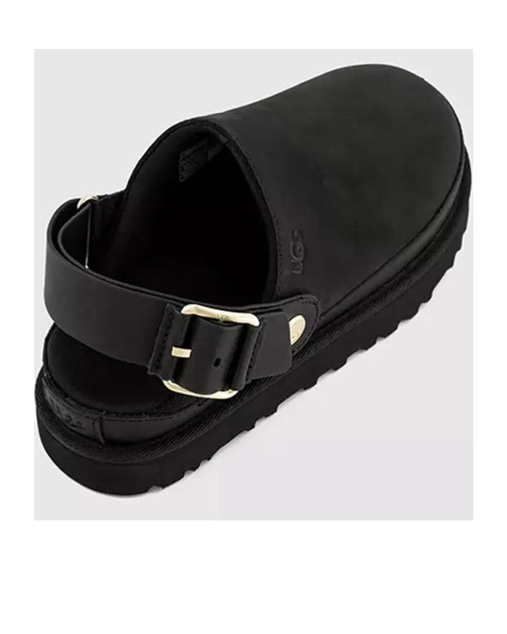 Ugg Black Goldenstar Villa Clogs