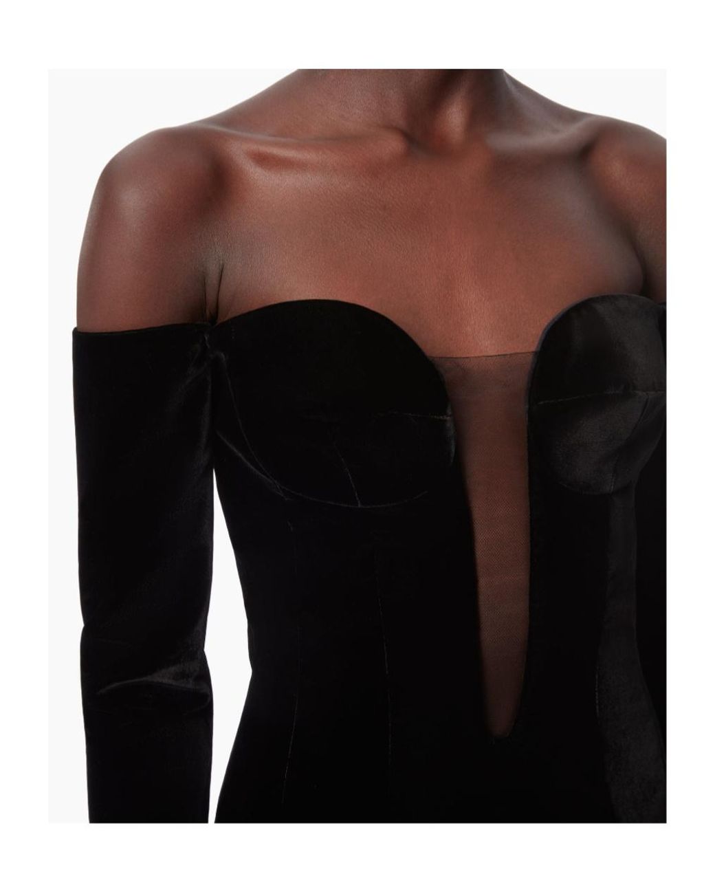 Nina Ricci Black Mini Corset Dress
