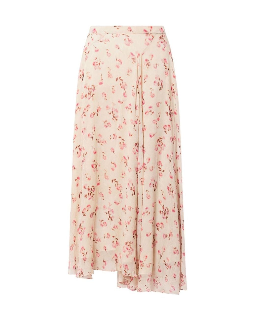 Isabel Marant Natural Isabel Marant Étoile Asymmetric Printed Skirt