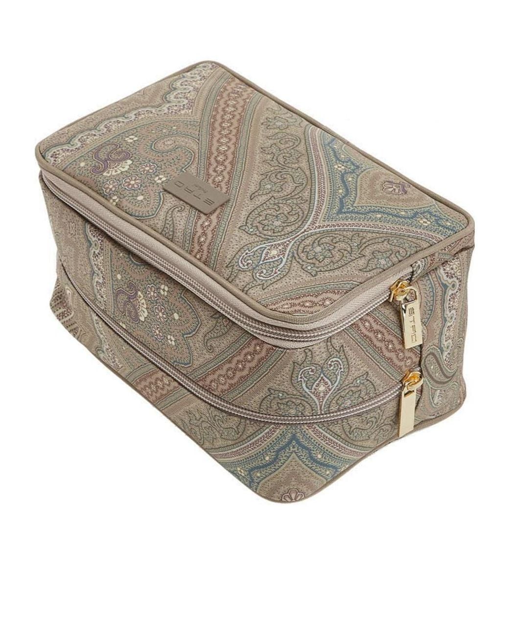 Etro Gray Logo Clutch