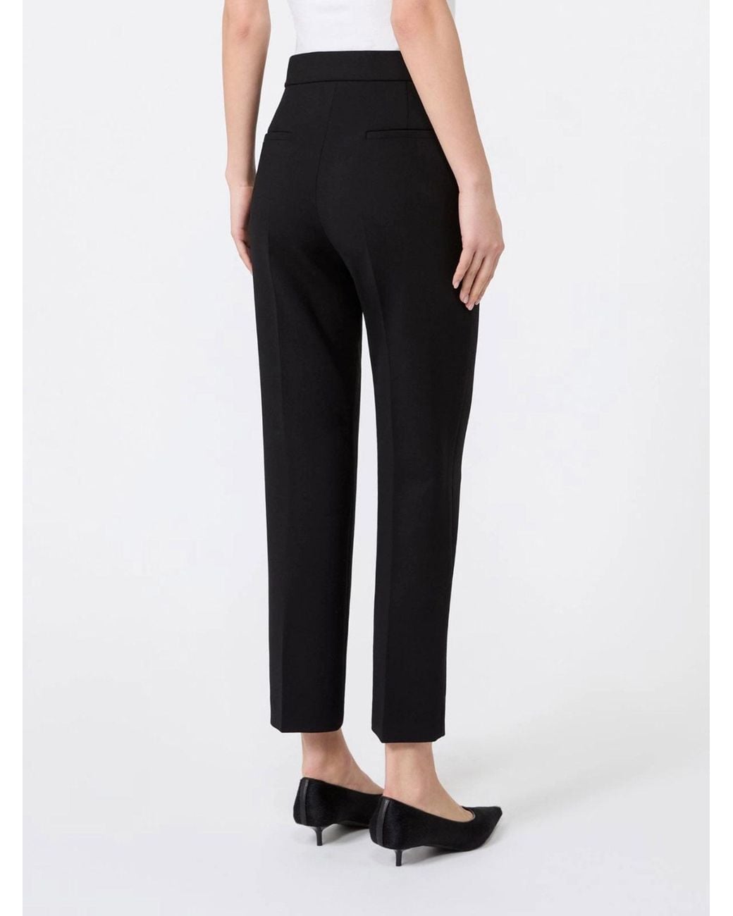 Max Mara Blue Mxmacino Tailored Trousers