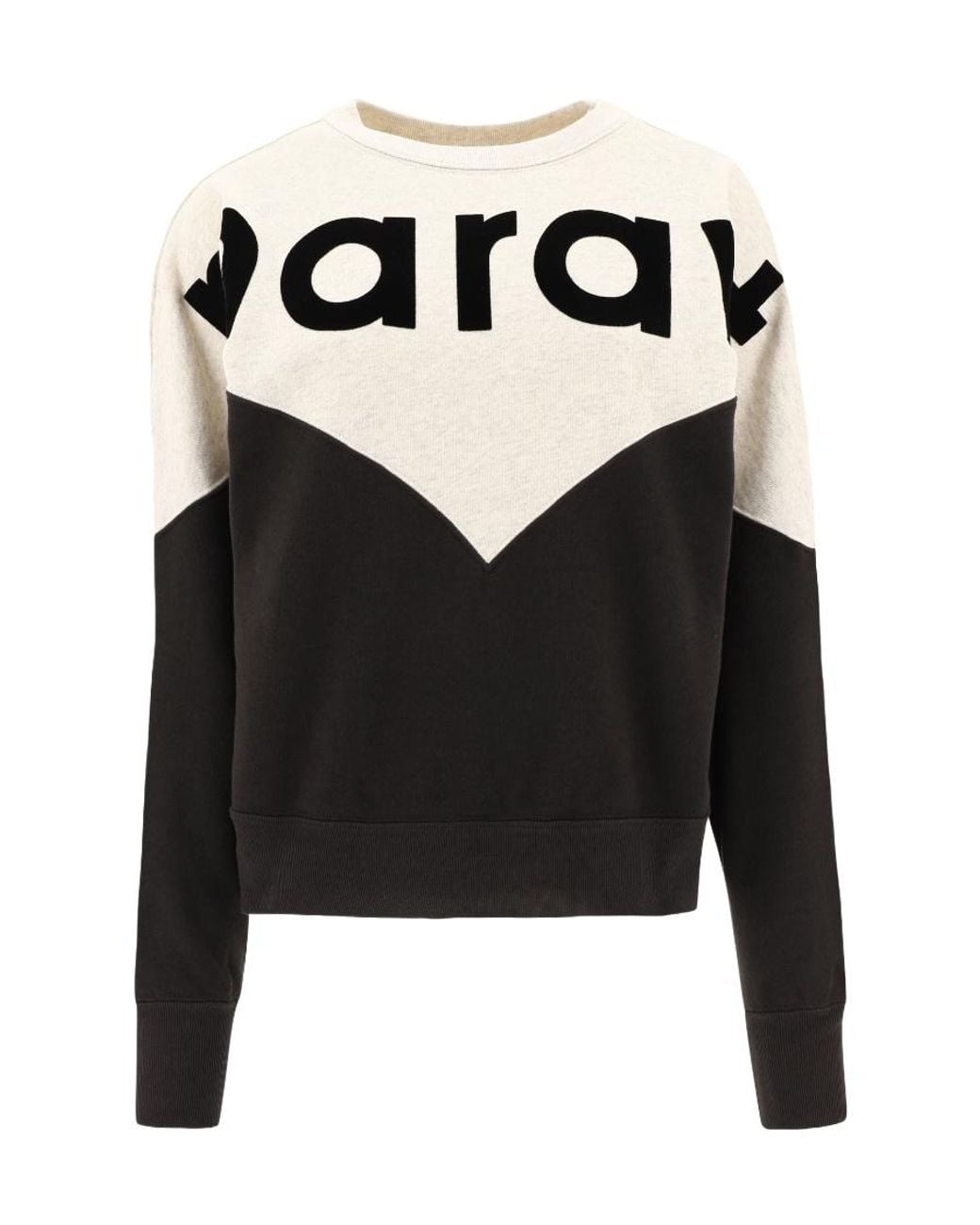 Isabel Marant Black Logo-Embroidered Sweatshirt