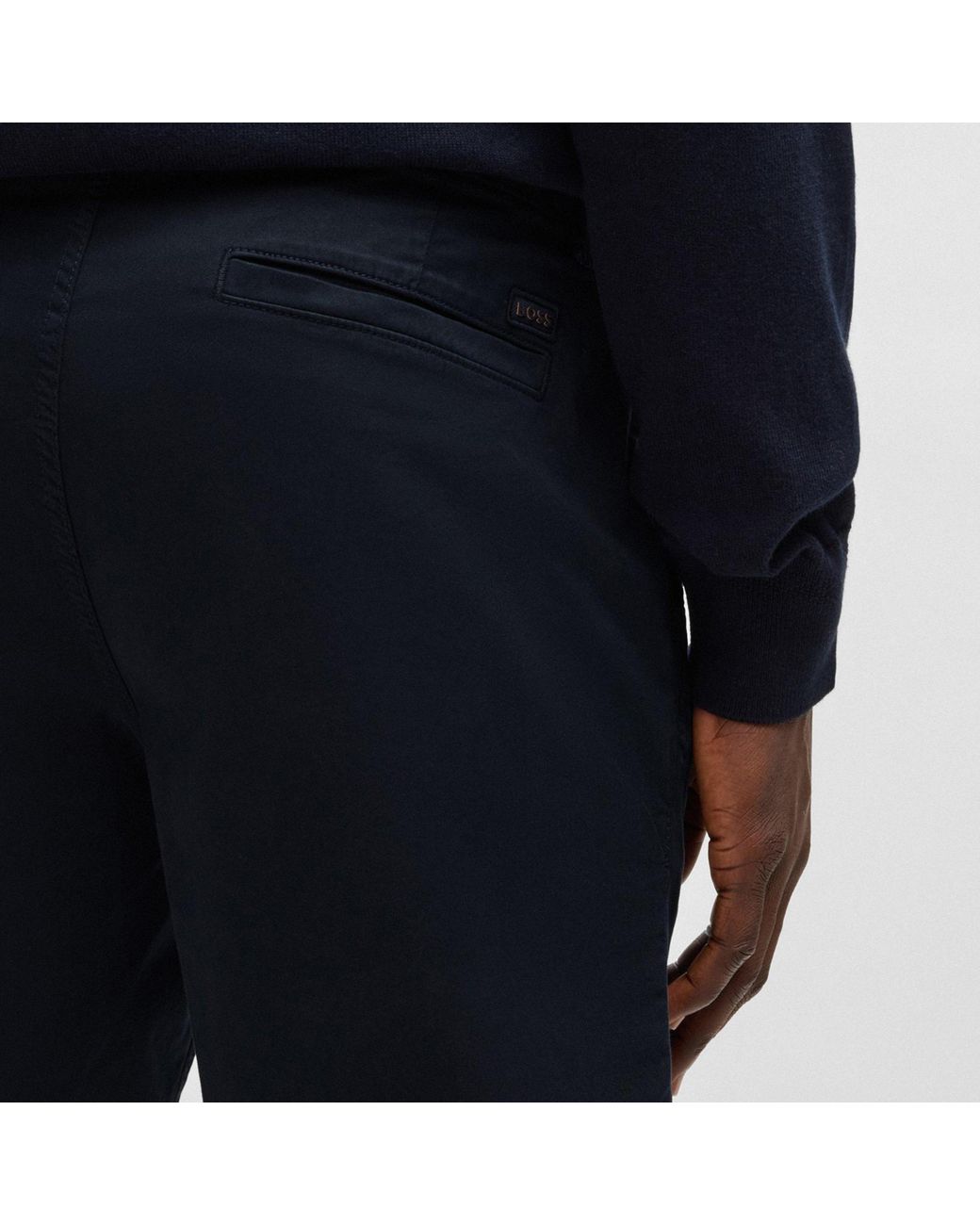 Boss Black Slim-Fit Minimalist Shorts for men