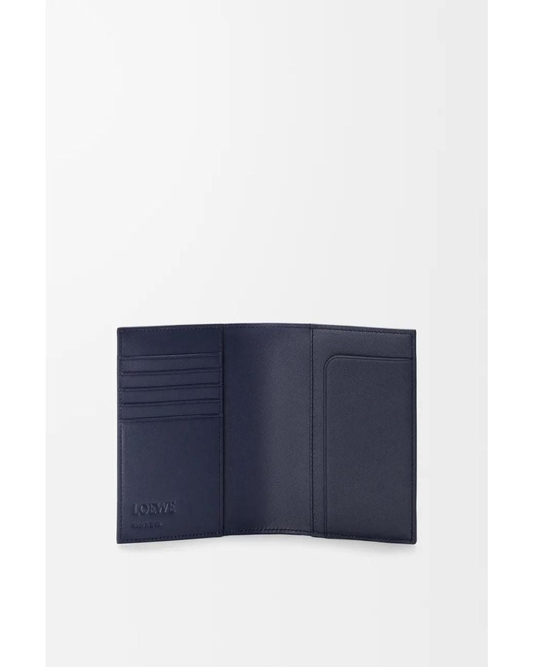 Loewe Blue Anagram Passport Cover