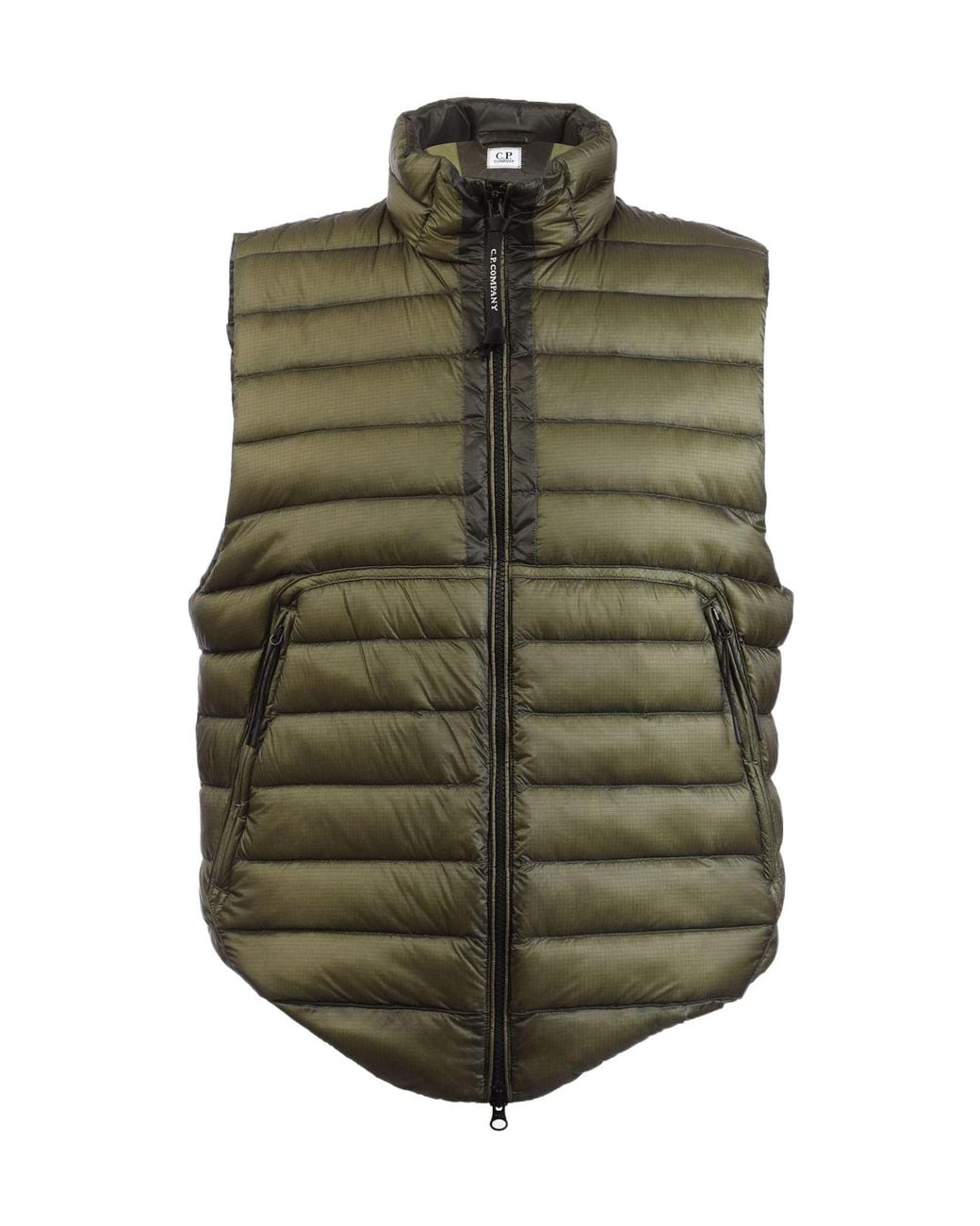 C P Company Green D.D. Shell Down Gilet for men