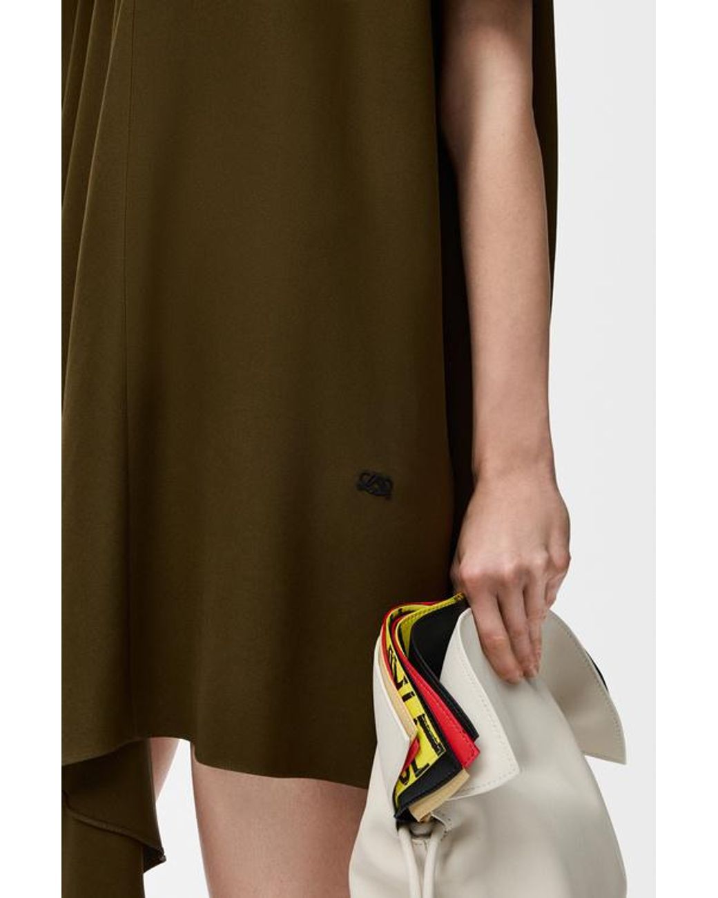 Loewe Green Short-Sleeved Dress