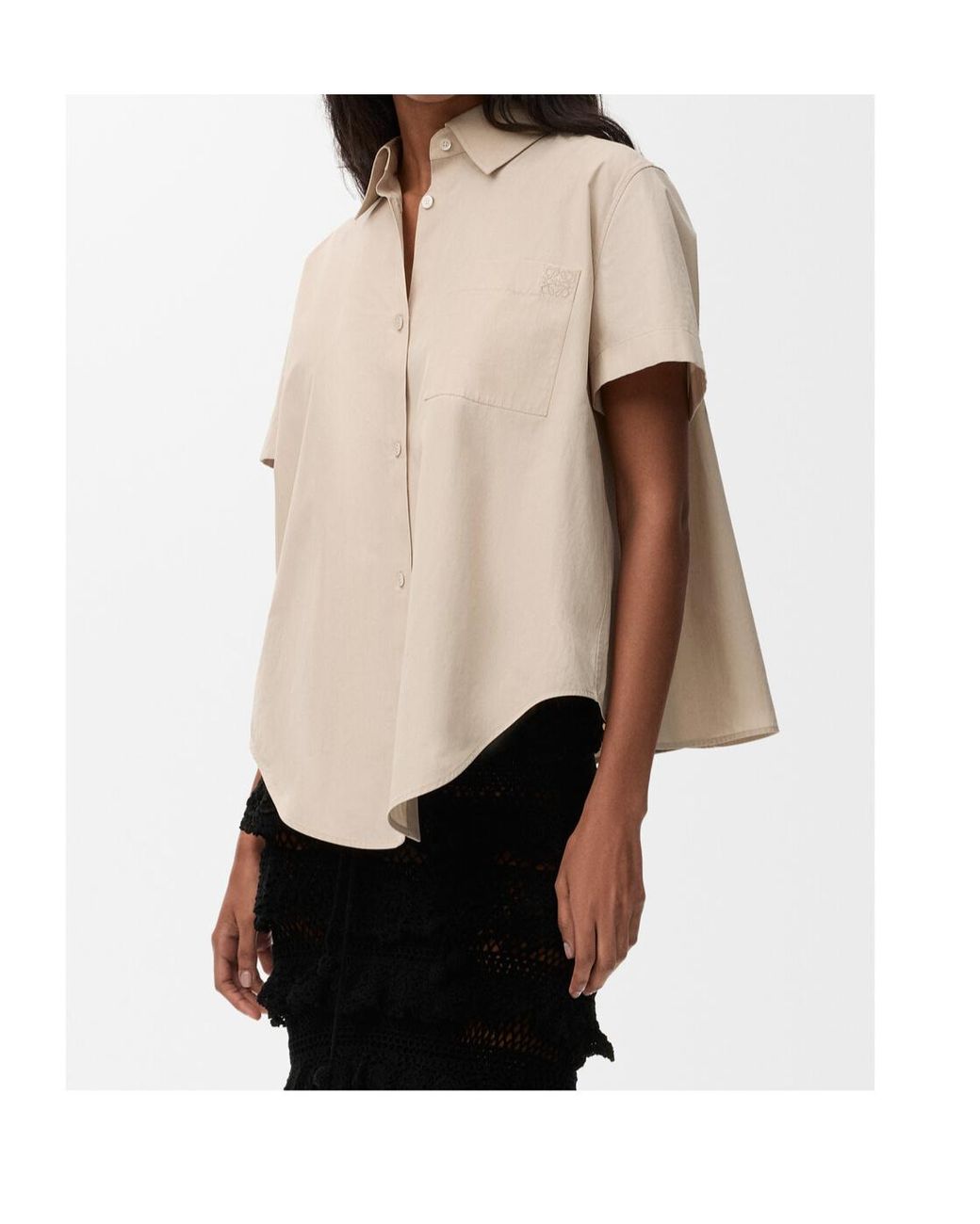 Loewe Natural Short-Sleeved Buttoned Shirt