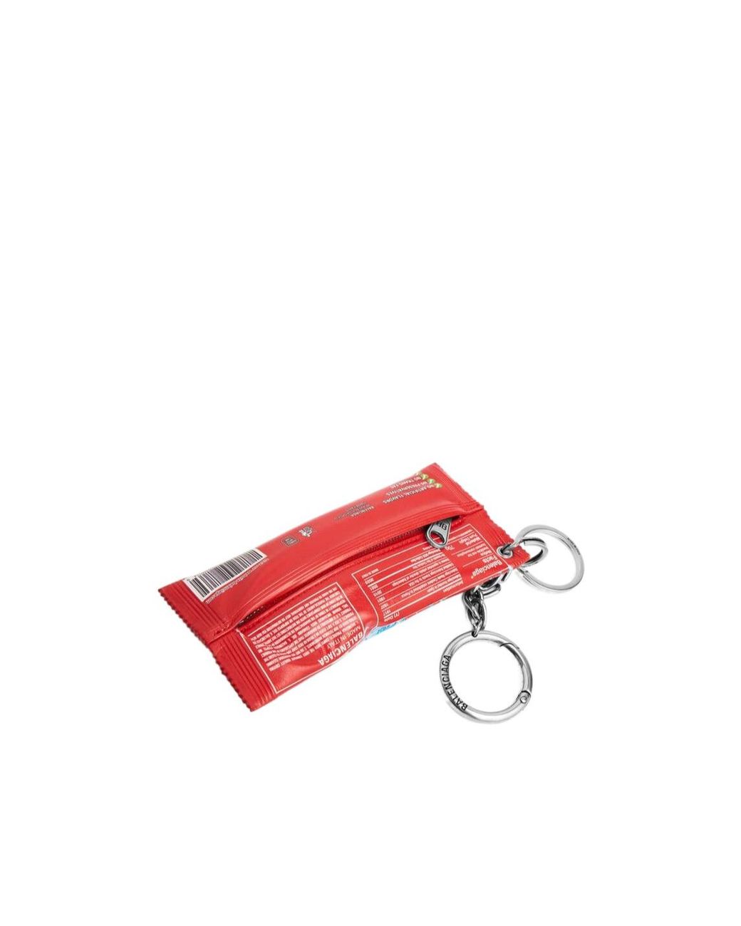 Balenciaga White Ice Cream Pouch Keyring for men