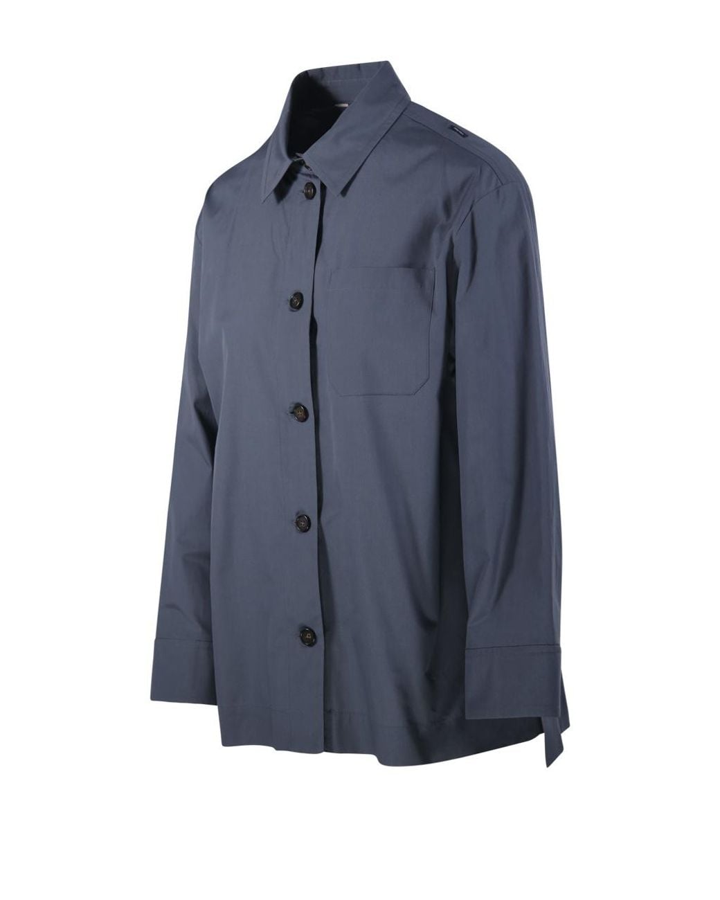 Max Mara Blue 'S Arianne Button-Up Shirt