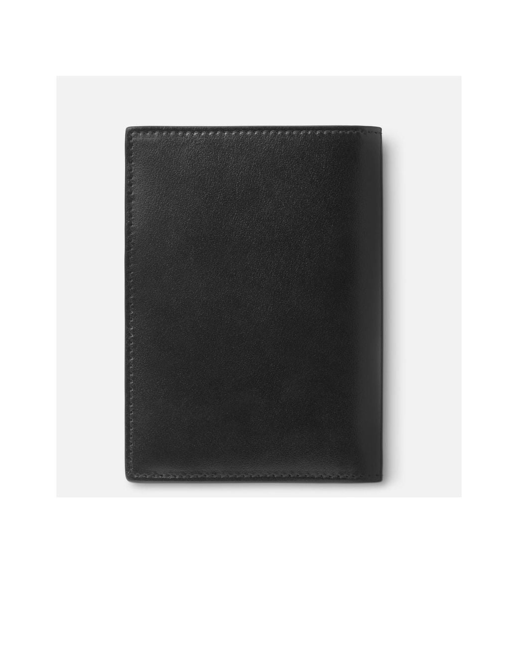 Montblanc Black Mini Logo Plaque 4Cc Wallet for men