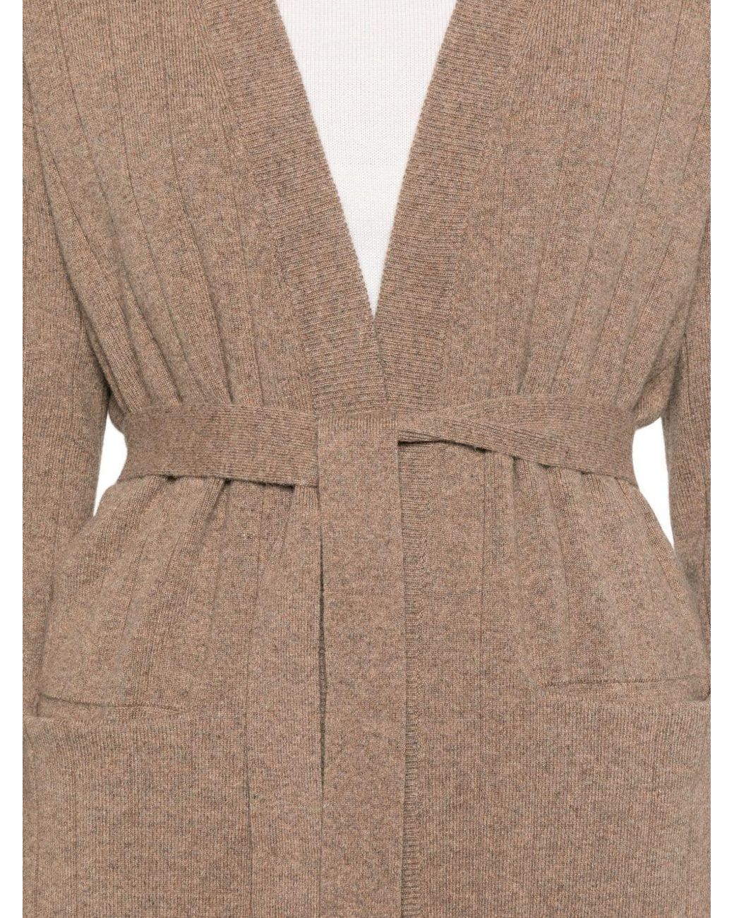 Max Mara Brown Giusto Long Cardigan