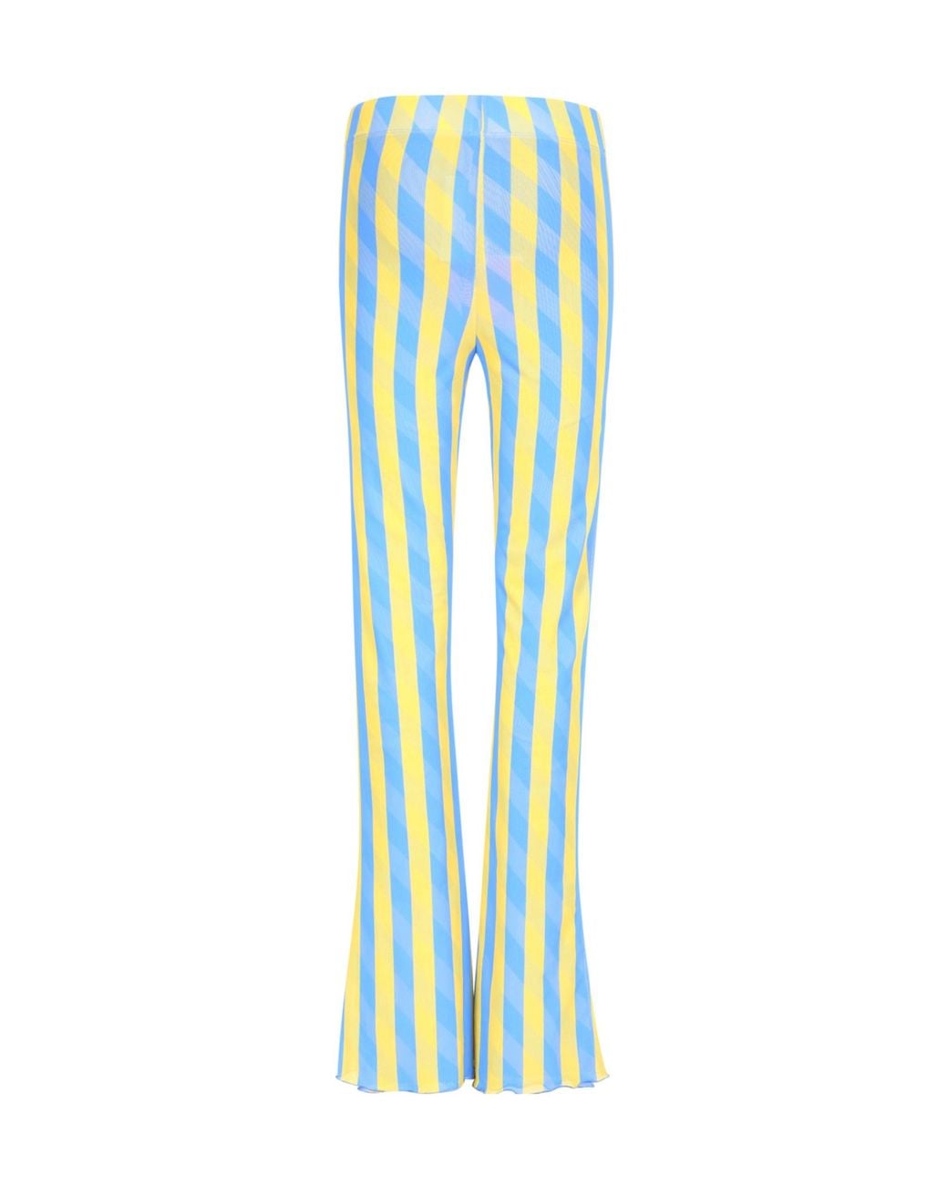 Sunnei Blue Striped Flared Pants