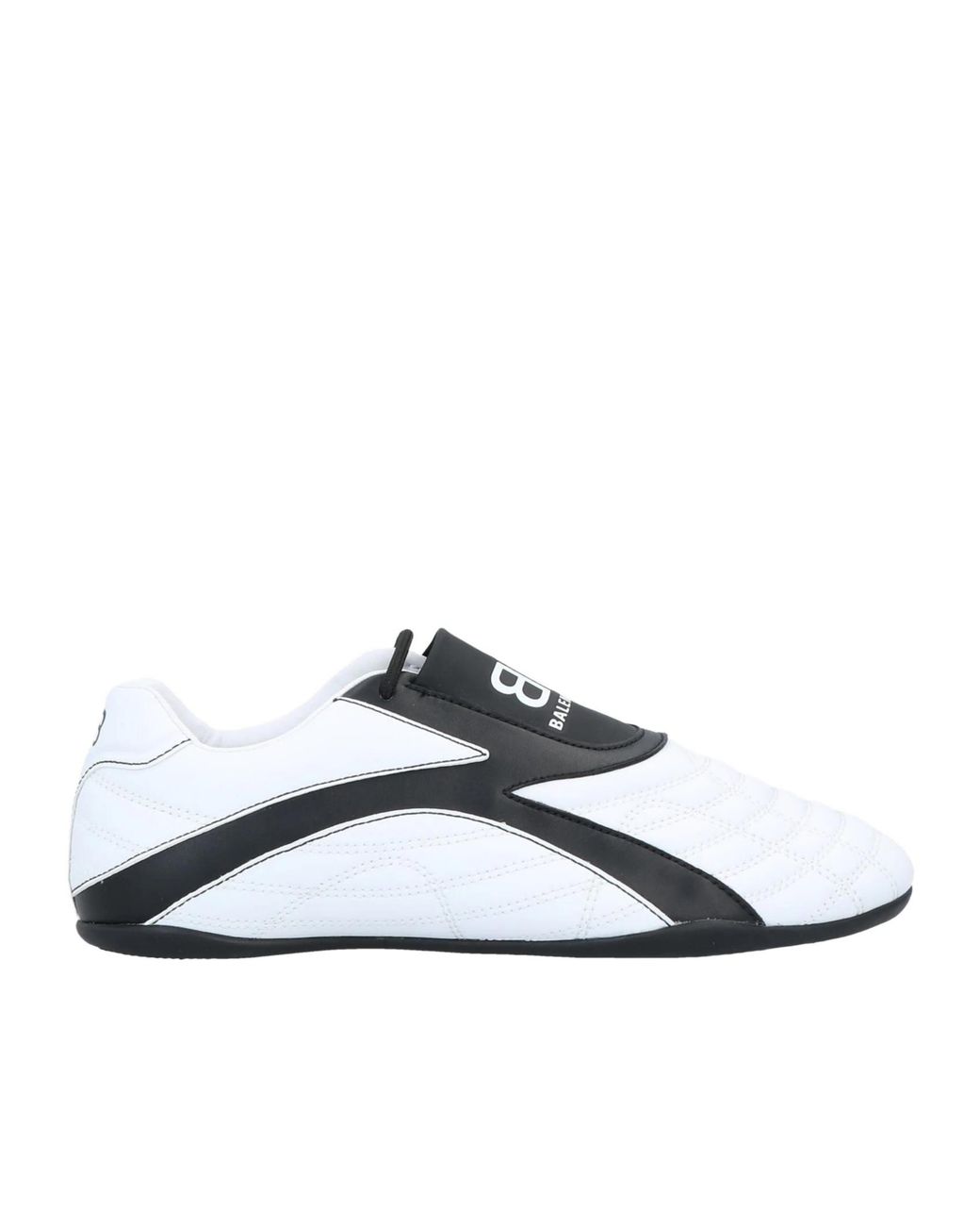 Balenciaga White Two-Tone Low-Top Casual Shoes