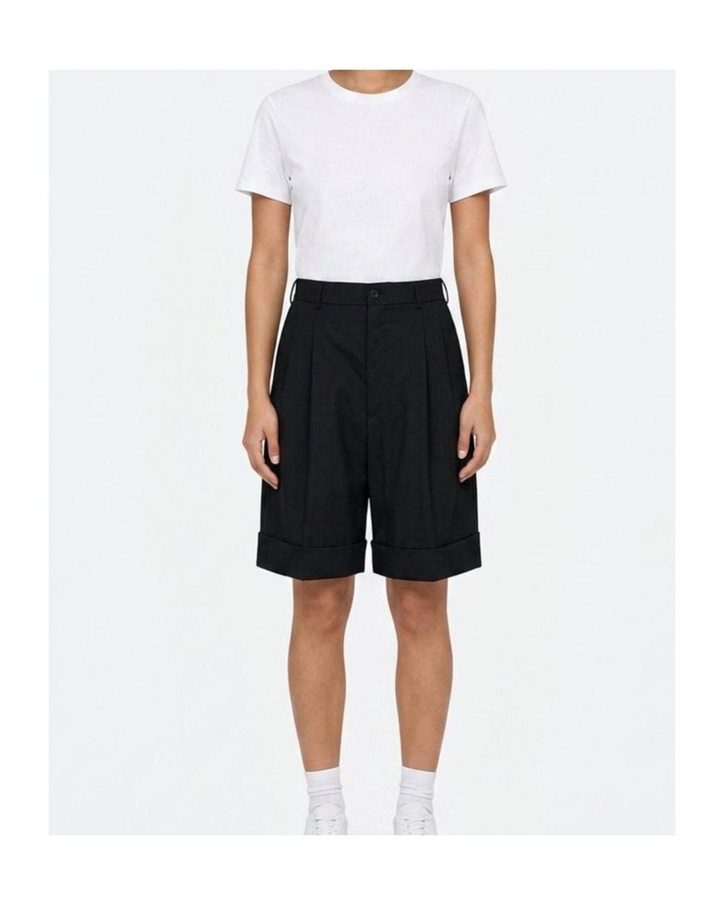 Comme des Garçons Black Belt-Loop Shorts