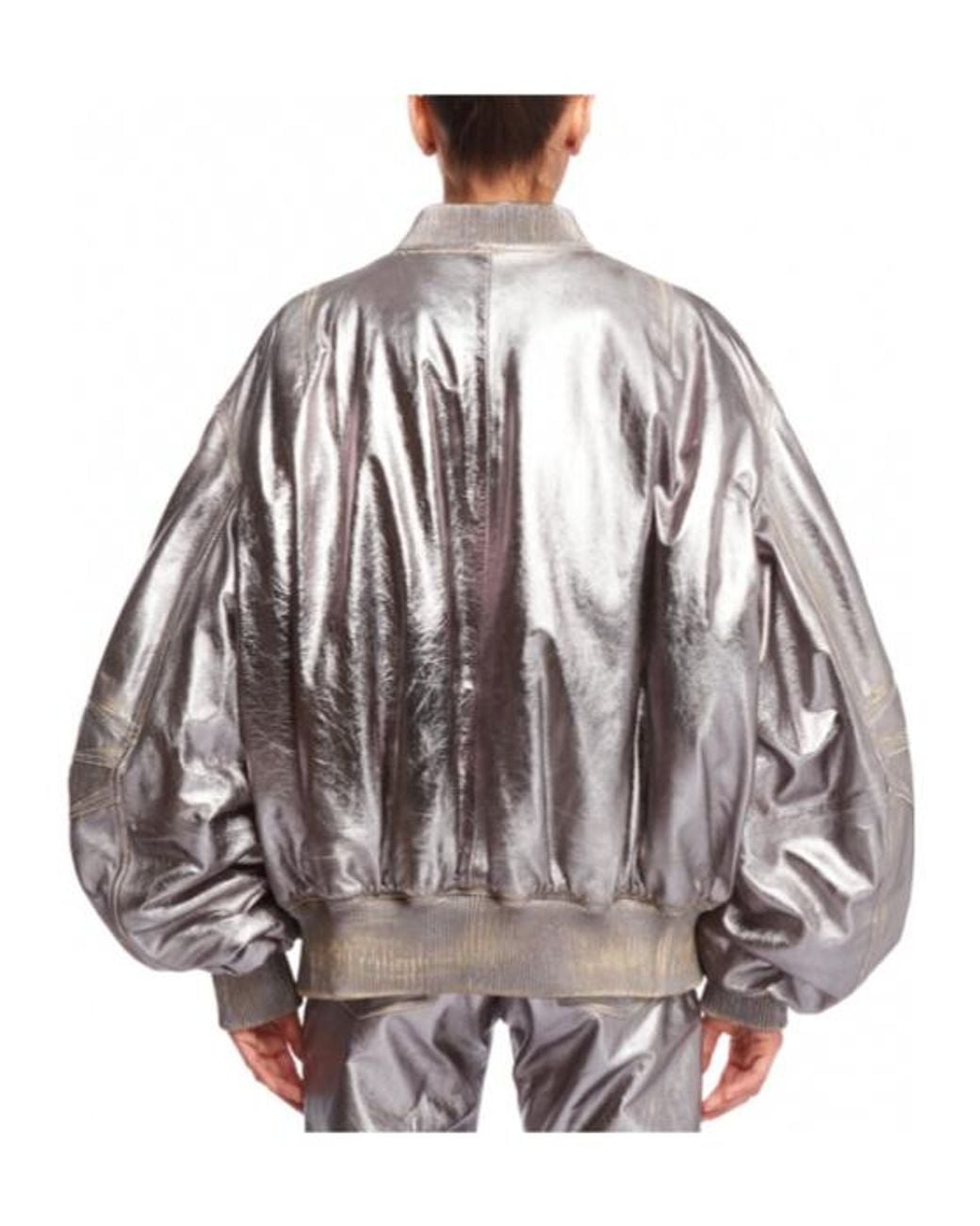 The Attico Multicolor The Leather Bomber Jacket
