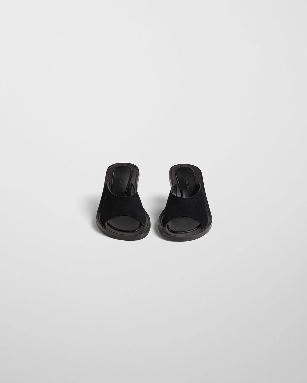 Phoebe Philo Black Round-Toe High-Heeled Sandals