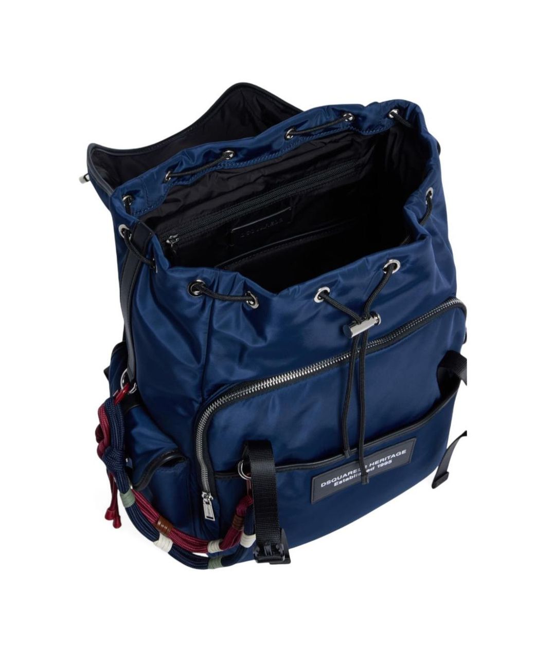 DSquared² Blue Heritage Logo Backpack for men